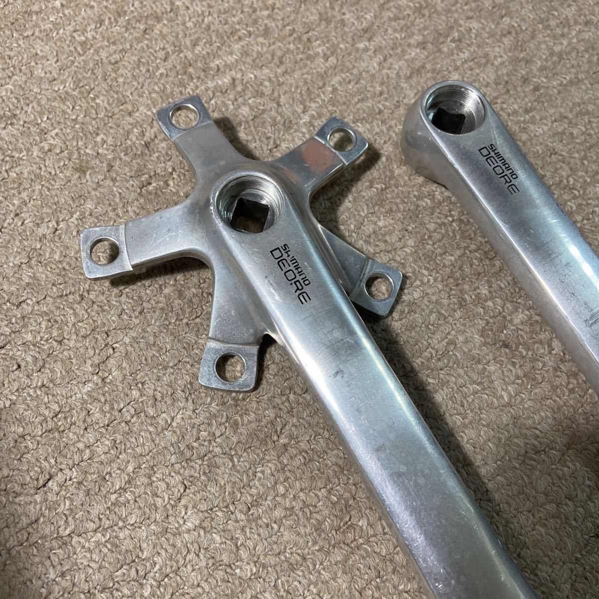 Shimano Deore FC-MT60 175mm Vintage Crankset - Triple Square 170mm 