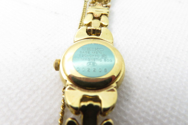 ヴィンテージ セイコー SEIKO ストーンベゼル レディース ウォッチ  