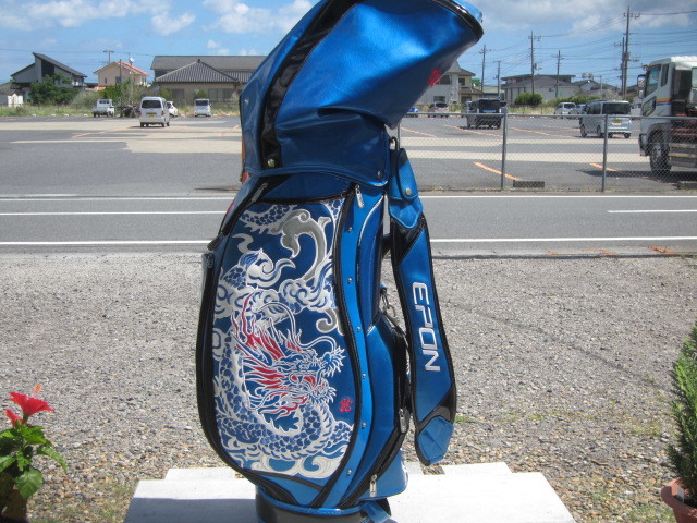 EPON 限定品 龍 キャディバッグ エナメル 9.5型 中古エポンゴルフ 限定