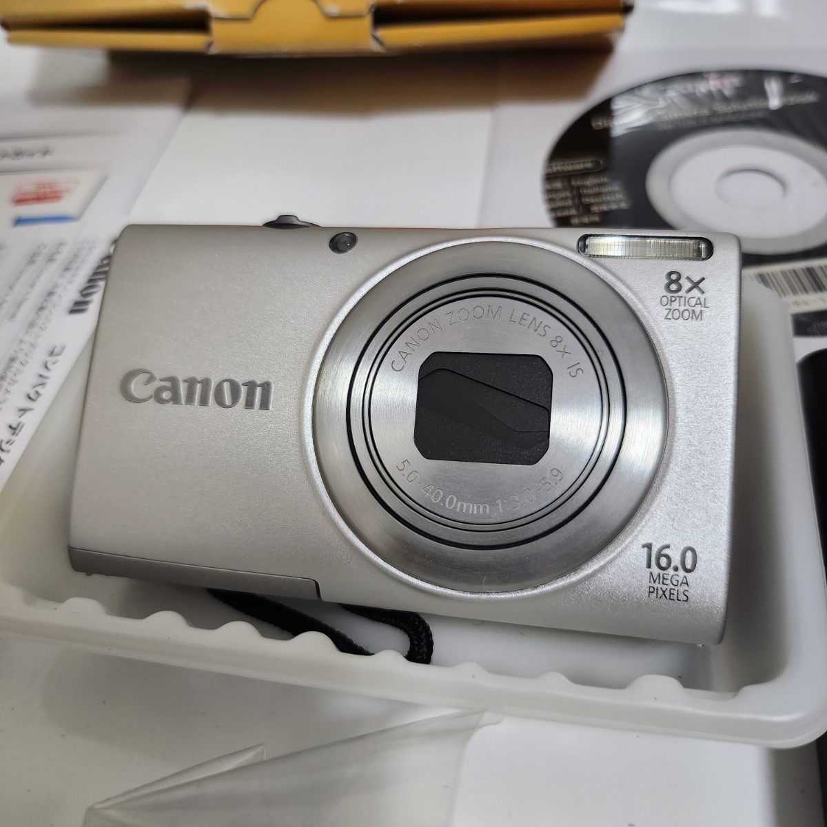 動作確認済み】Canon PowerShot A4000 IS HD シルバー 動作確認済み】Canon PowerShot A4000 IS HD シルバー
