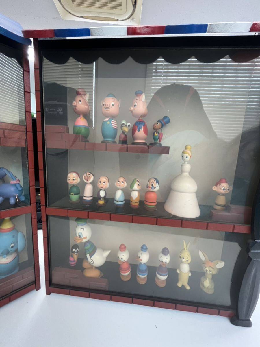 ディズニーキャラクター 漫画こけしケース付き ディズニー ディズニーキャラクター 木製 こけし ケース付き 38体