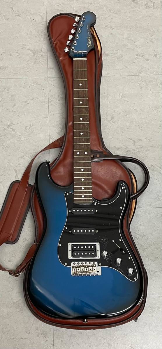 1117【ジャンク品】TOKAI トーカイ super edition 40 エレキ ギター 青