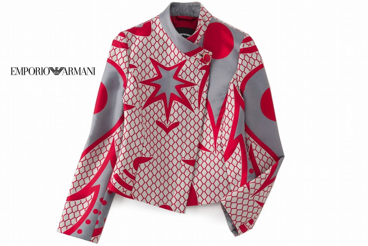 美品☆エンポリオアルマーニ10万☆40size/9号☆ジャケットQ045 