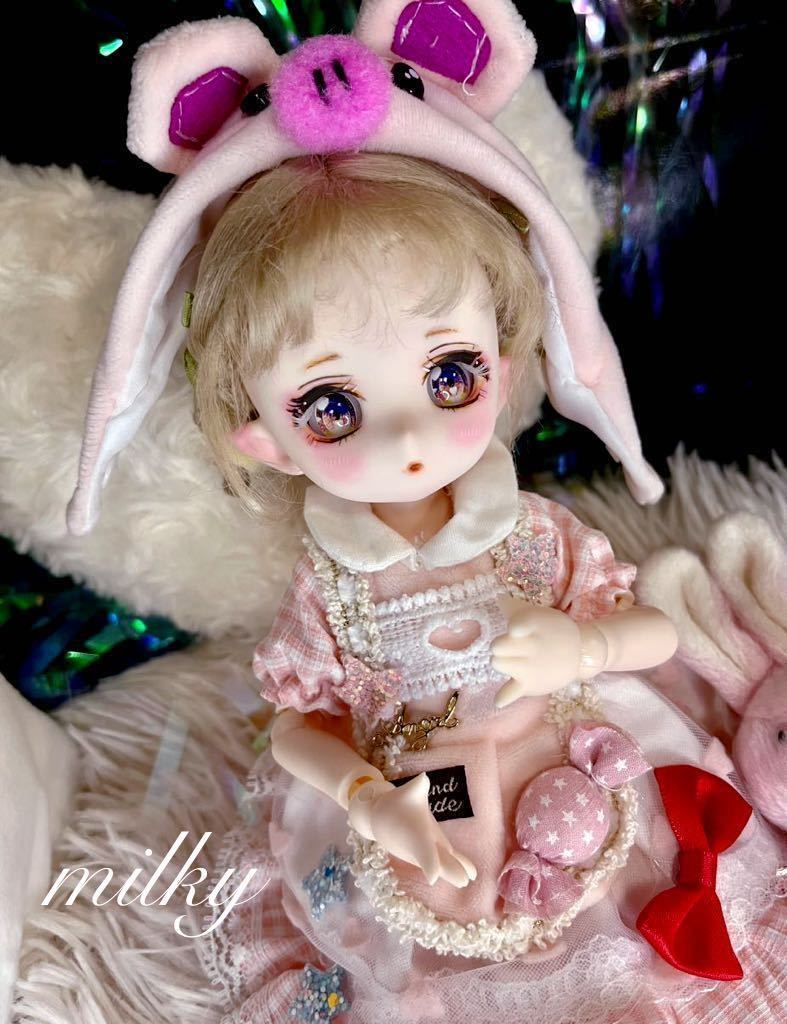 カスタムヘッド imomodoll TOPPIヘッド＋1/6ボディ＋レジンアイ＋衣装 