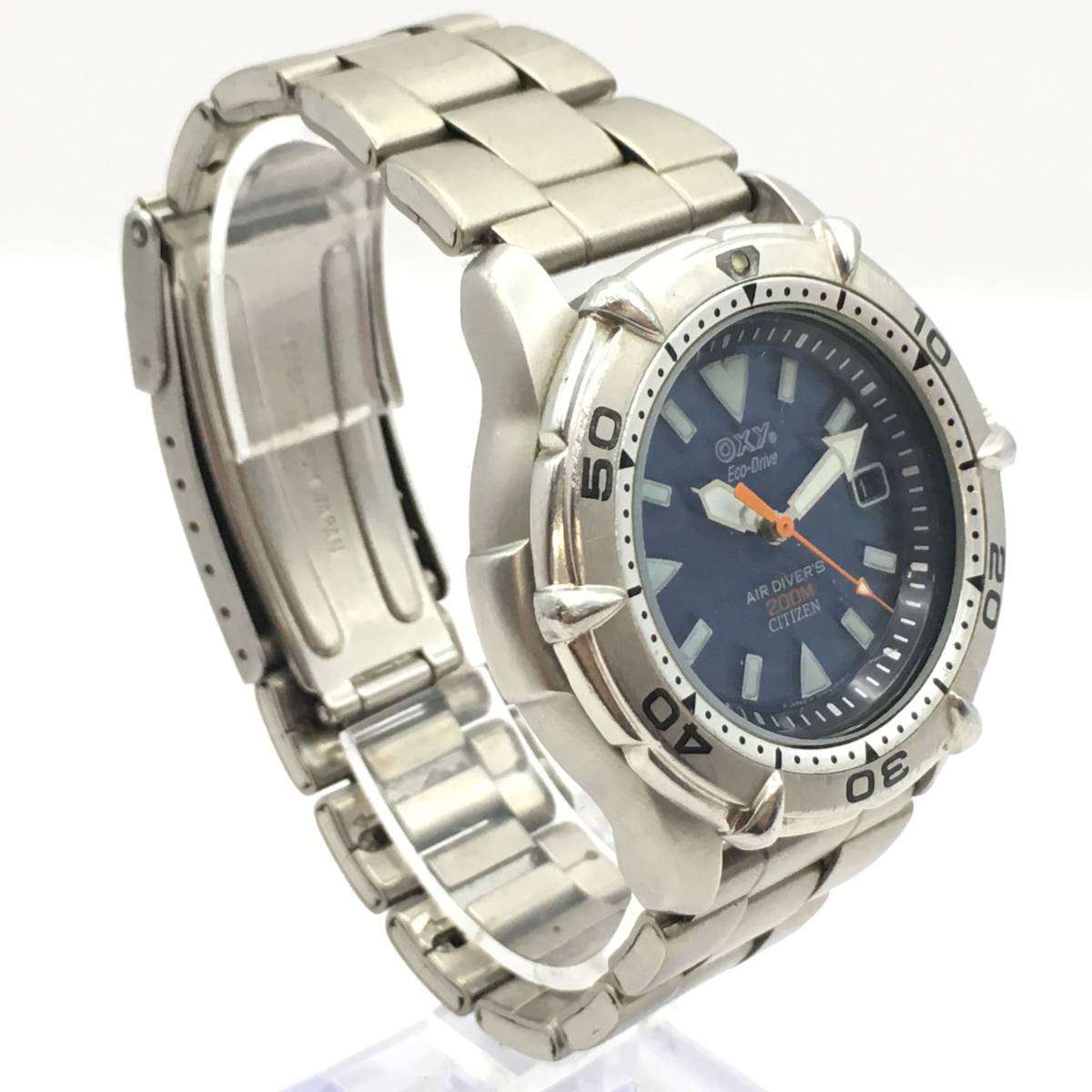◯L6-234 CITIZEN/シチズン OXY エアダイバー 200M 3針 Date デイト 