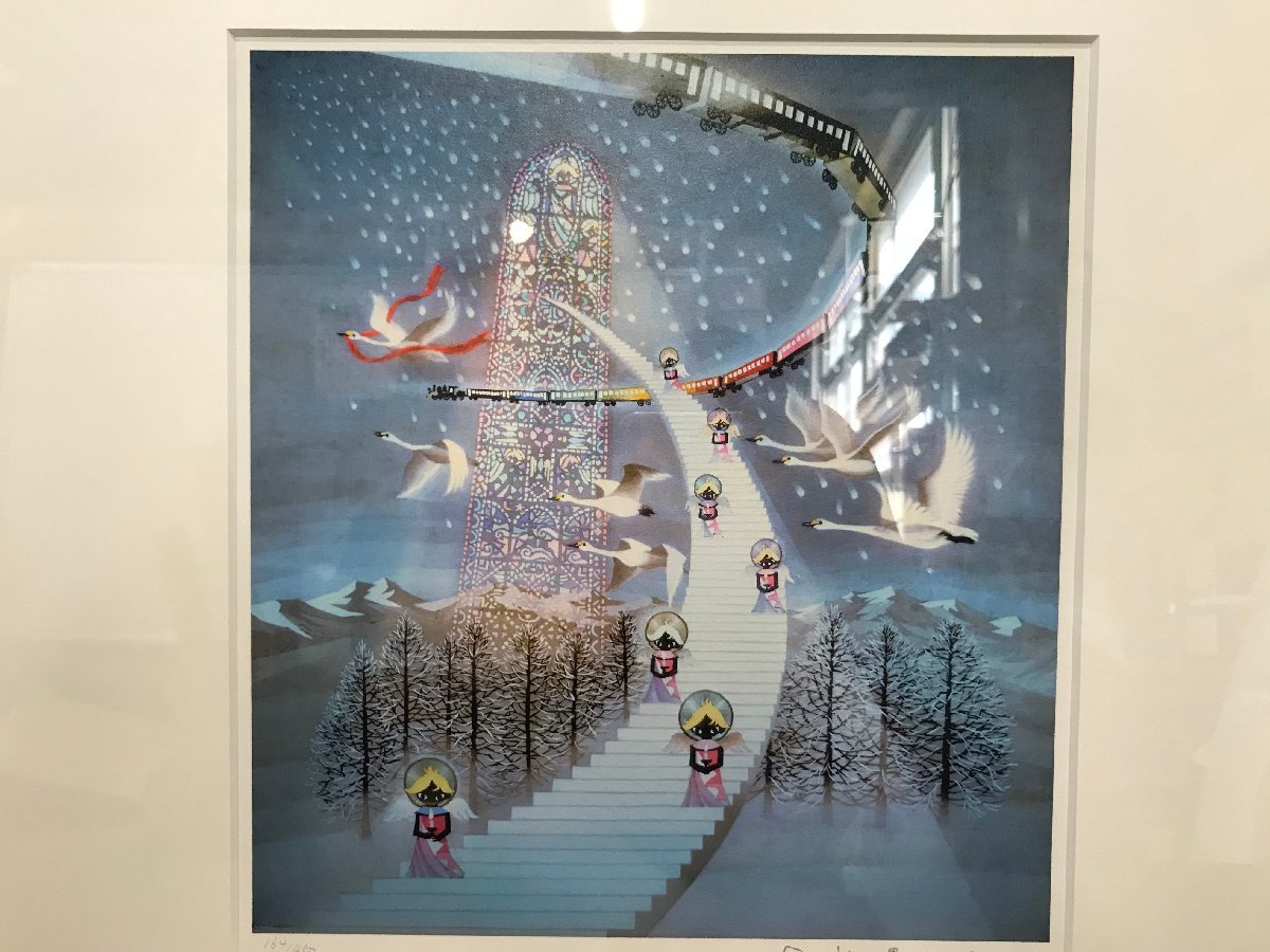 藤城清治 四季の詩 花火の想い出 直筆サイン 夏 保証書付 - メルカリ