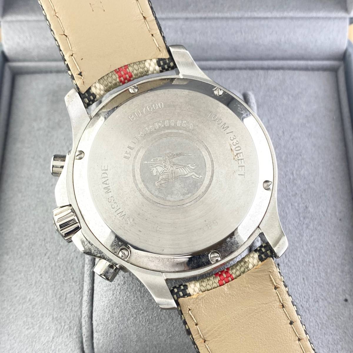 1円〜】BURBERRY バーバリー 腕時計 メンズ クロノグラフ BU7600 