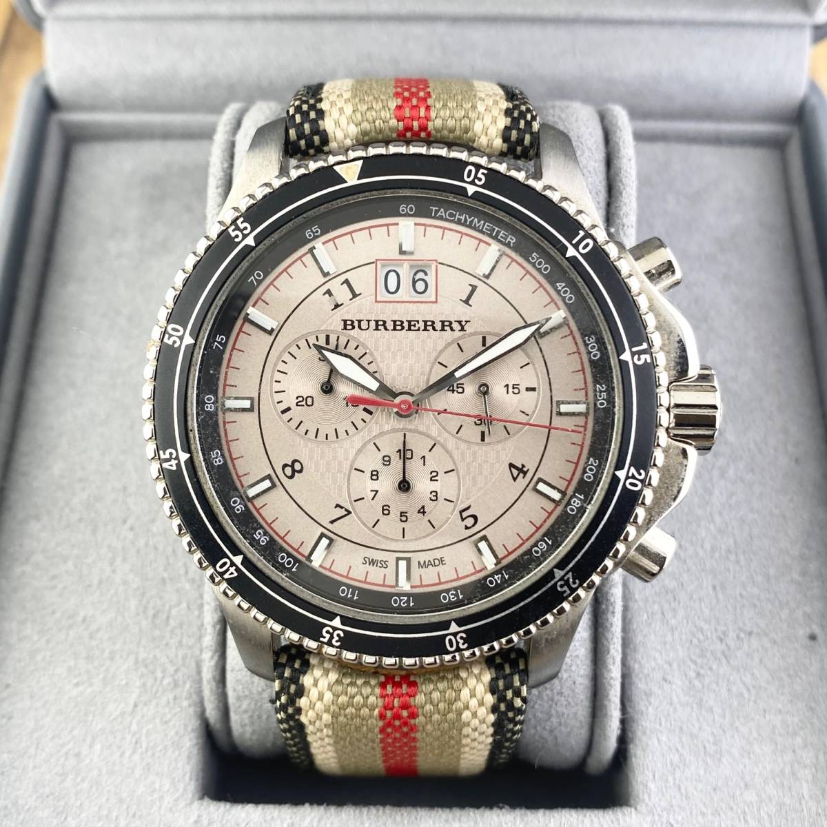 中古値段 【DecluStore様 専用】Burberry ゴールド クロノグラフ 時計 
