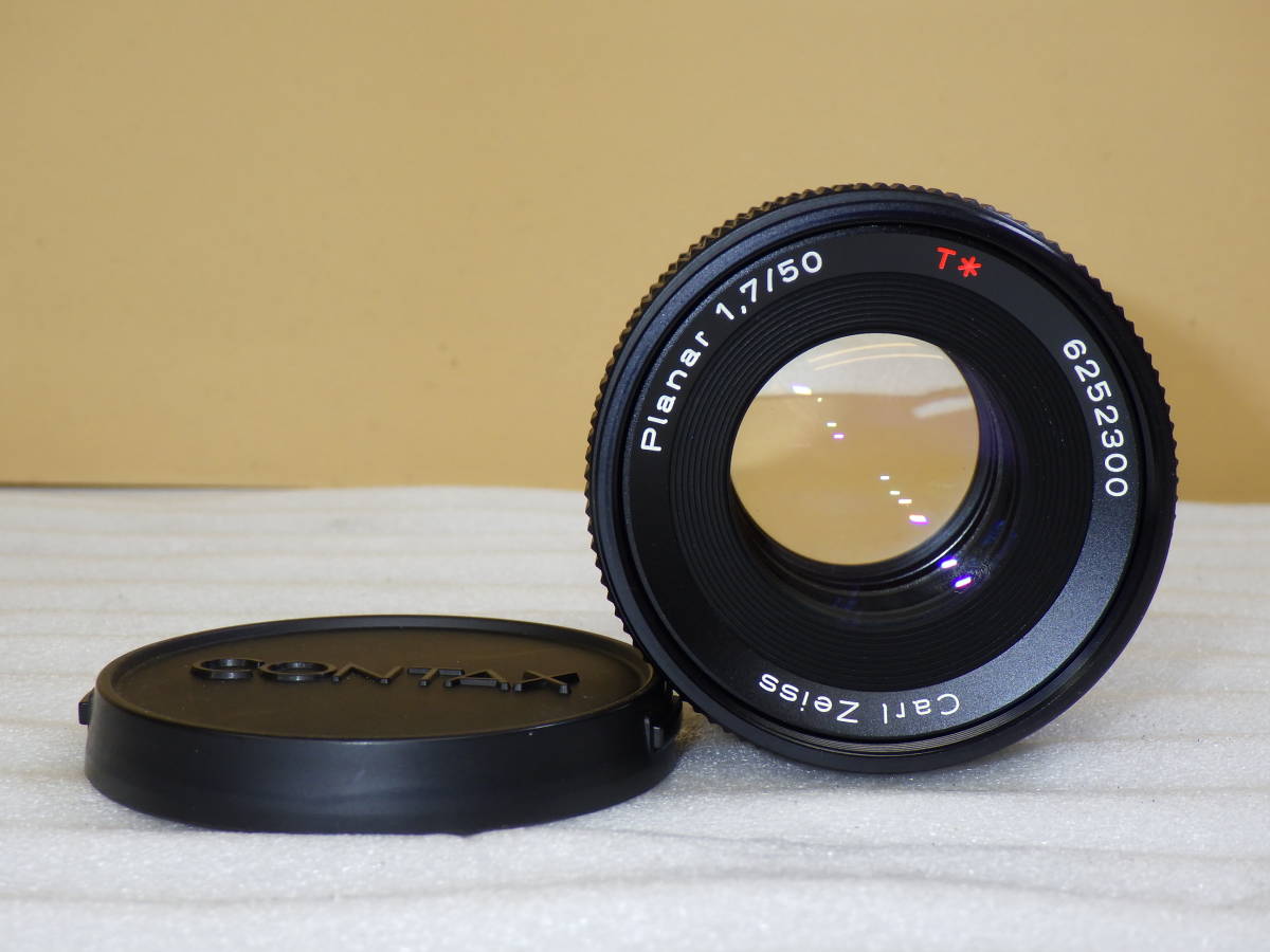 CONTAX Carl Zeiss Planar 1.7/50 T＊ カメラ レンズ カールツァイス
