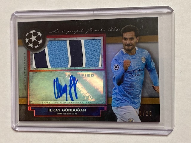 2020-21 Topps Museum Collection Patch Jersey Autograph Ilkay