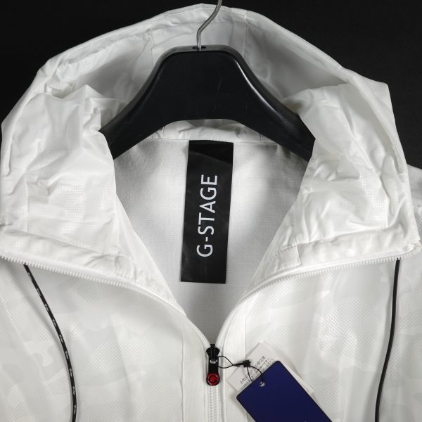 G-STAGE ジーステージ ロングパンツ シアサッカー グリーン系 46 中古ゴルフウェア メンズ