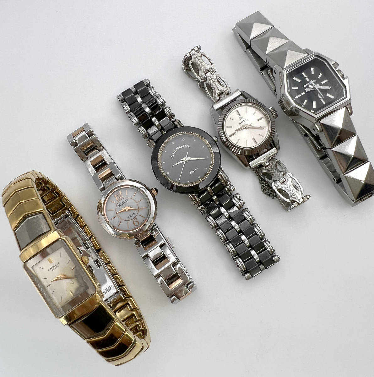 SEIKO ラサール LASSALE 現状品 シチズン クォーツ腕時計⁄アナログ
