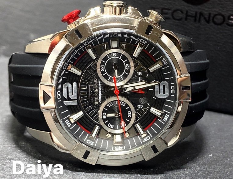 新品 テクノス 正規品  アナログ多機能クロノグラフ クオーツ 腕時計ラバーベルト 10気圧防水 オレンジ プレゼント 新品 テクノス 正規品 アナログ多機能クロノグラフ クオーツ 腕時計