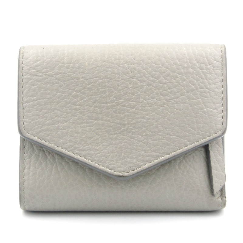 Maison Margiela メゾンマルジェラ ミニ財布 S56UI0136 P0399 T8135 三つ折り エンベロープ ウォレット SMOKE 80006010