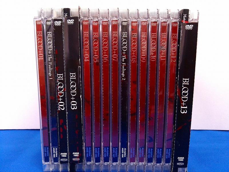 DVD】アニメ BLOOD+（ブラッドプラス） 全13巻セット☆収納ボックス