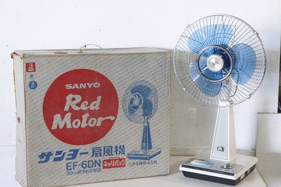 TB526サンヨー 扇風機 EF-6DN Red Motor 動作確認済◇箱付き/SANYO
