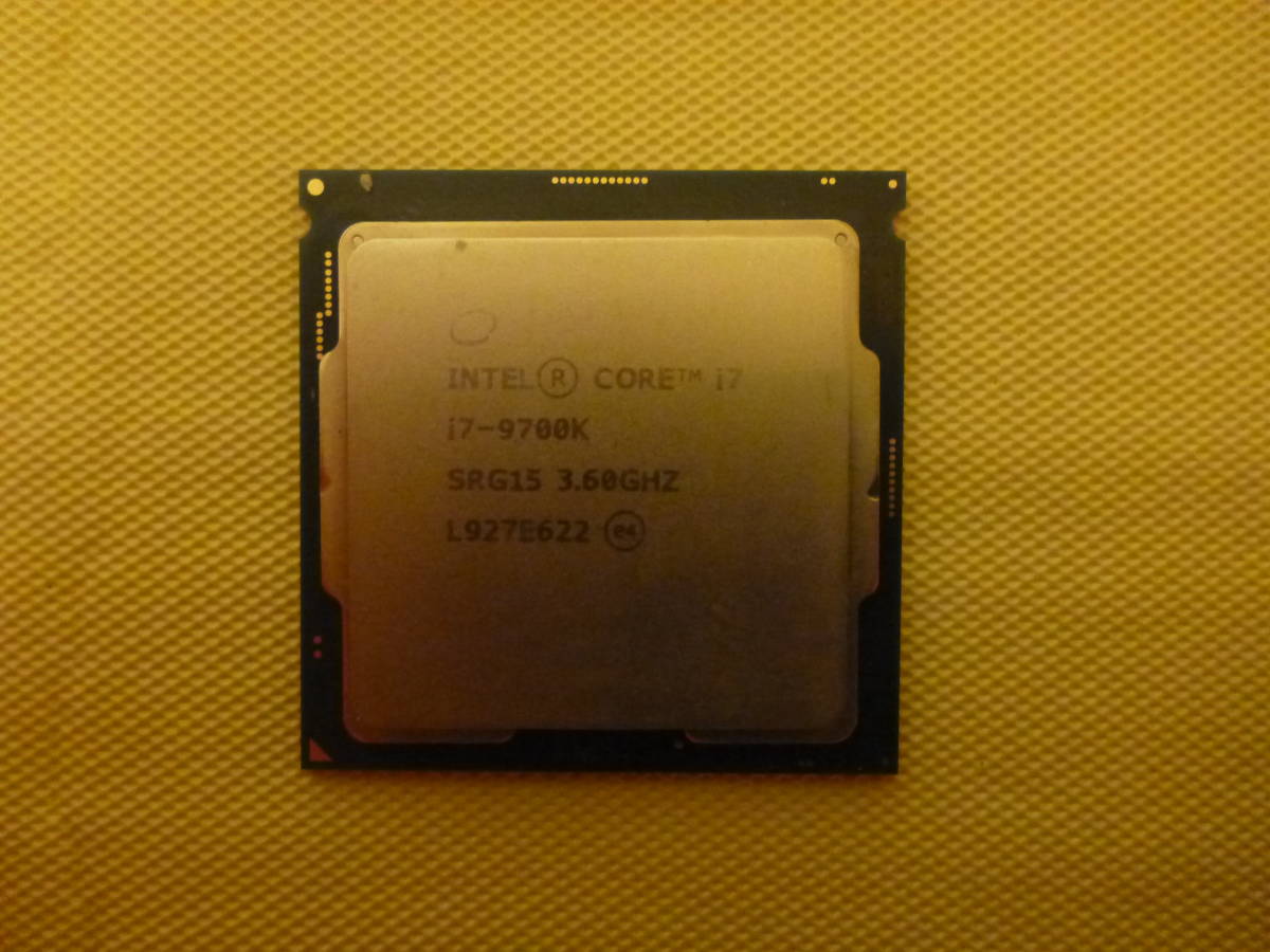 管理番号 T-09020 / INTEL / CPU / Core i7-9700K / LGA1151 / BIOS