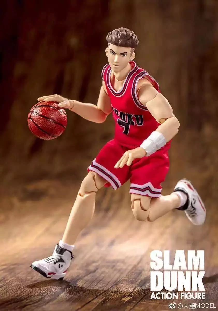 【即納】スラムダンク 1/10 可動フィギュア 宮城リョータ湘北高校 赤ユニフォーム 7号SLAMDUNK ACTION FIGURE非s.h.figuarts figma