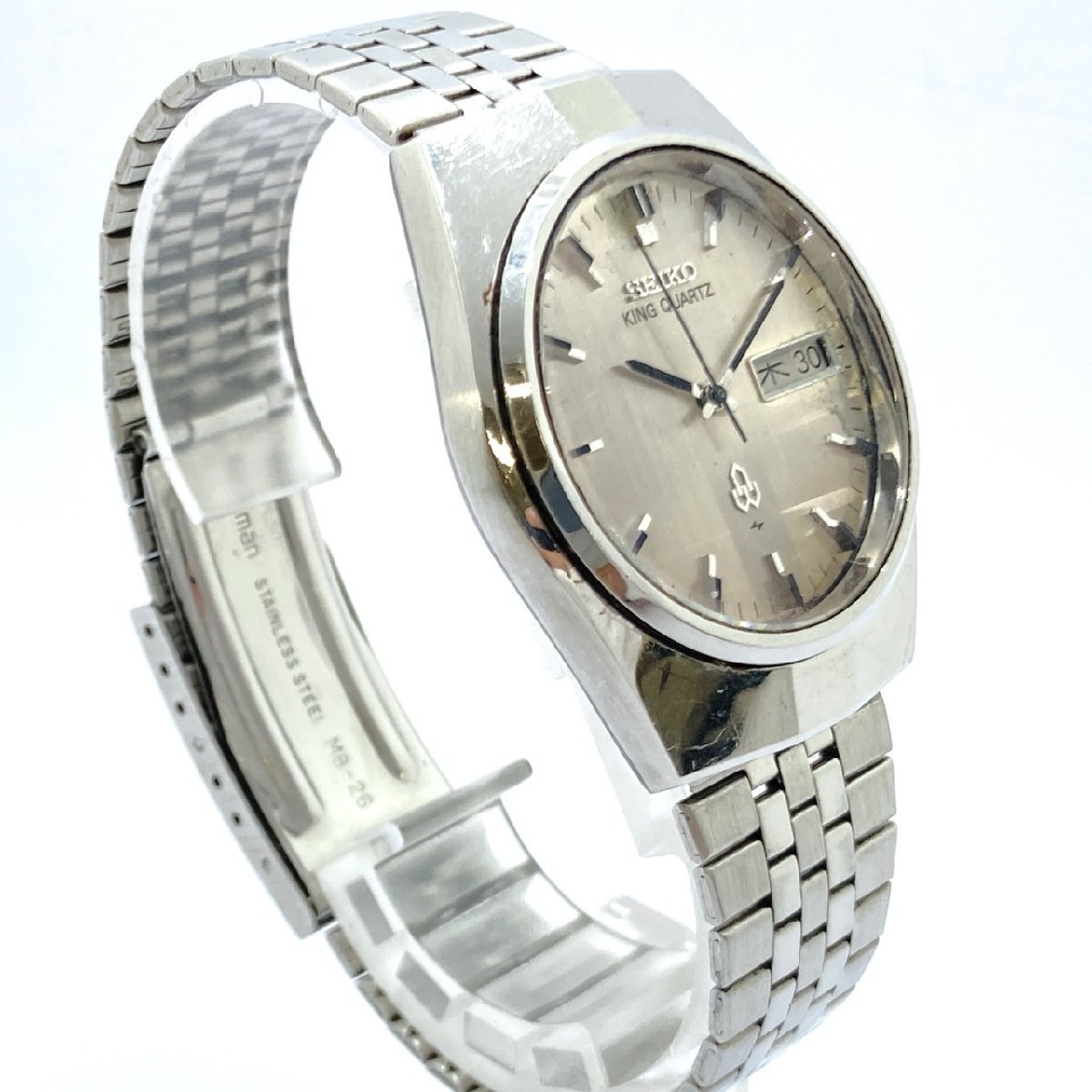 1円スタート SEIKO セイコー KING QUARTZ キングクォーツ KQ 5856-8060 