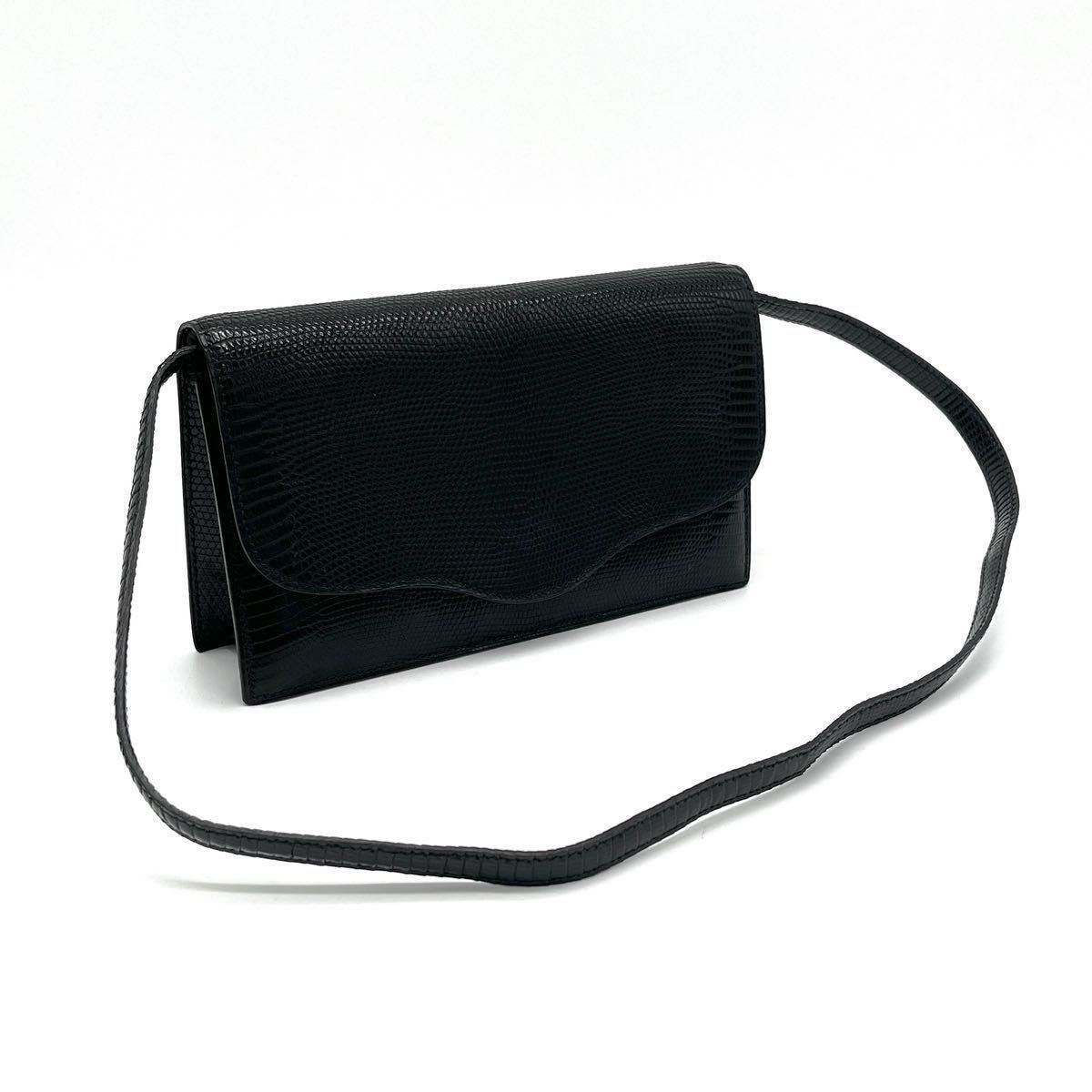 美品 HERMES エルメス プッシュロック 2way リザード ショルダー