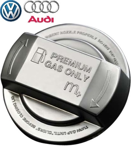 【M's】各種 アウディ AUDI A1 A3 A4 A5 A6 A7 A8 TT m+ フューエルキャップカバー(クローム/クローム) 燃料キャップカバー 900321 カバー_1