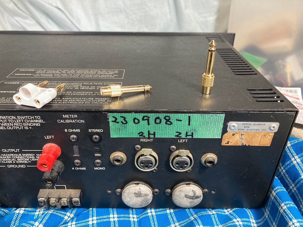 BGW 初期不良保証 完動品 250D ファンレスパワーアンプ - BGWファン