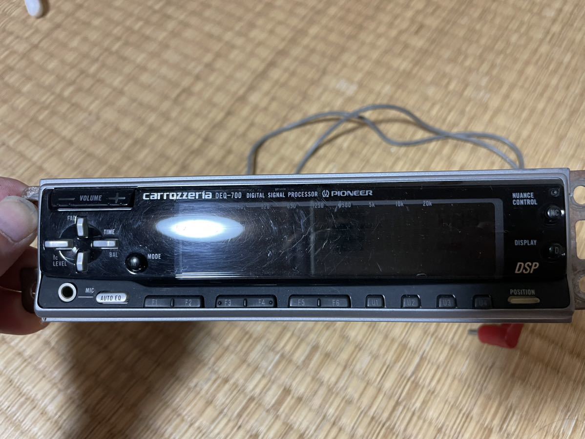 カロッツェリア パイオニア イコライザーDSPデッキDEQ-700 希少品 旧車 