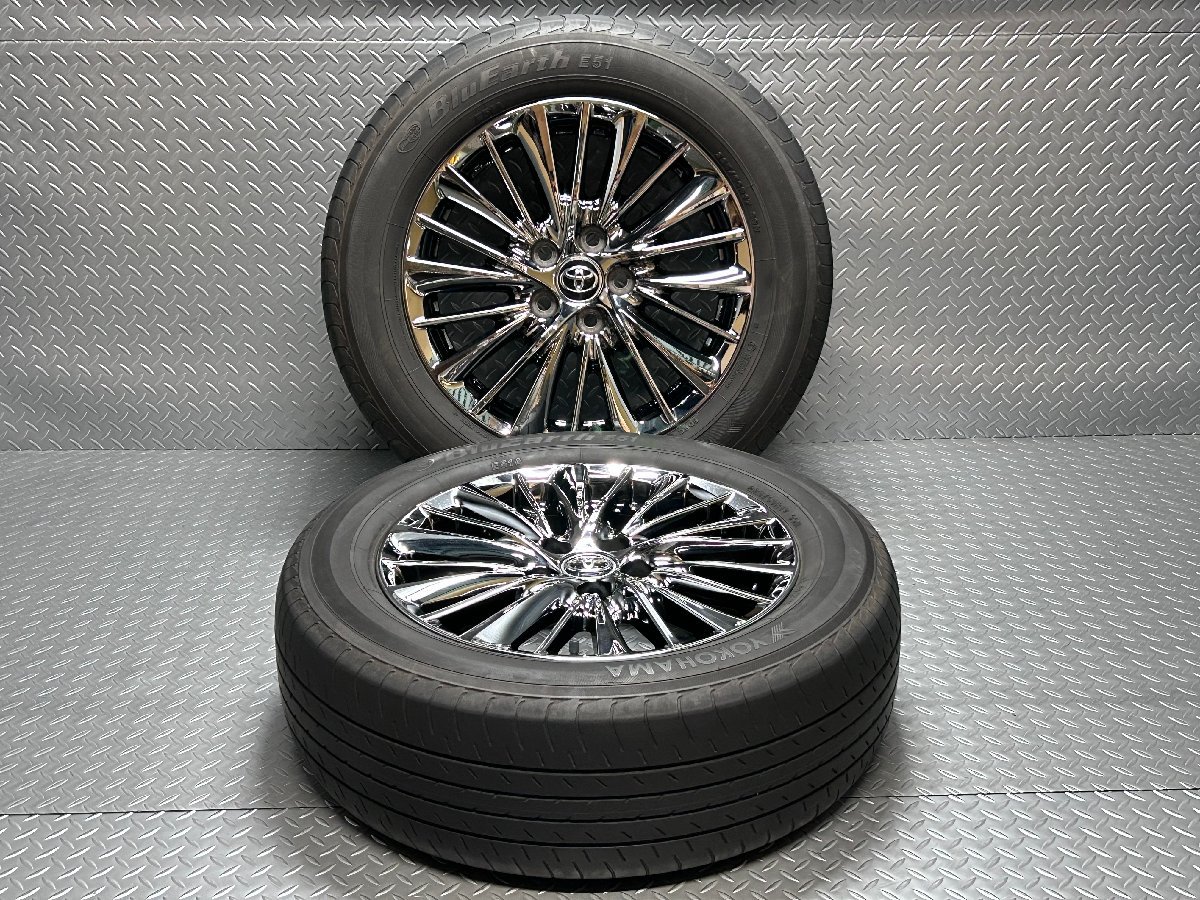 中古2本】30系アルファード/ヴェルファイア純正 17×6.5J+33 5