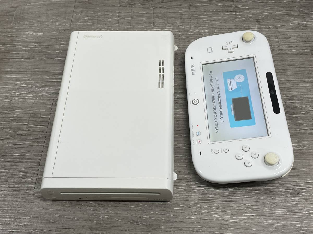 動作確認済 任天堂 Wii U プレミアムセット 32GB 白☆ソフト3本付き
