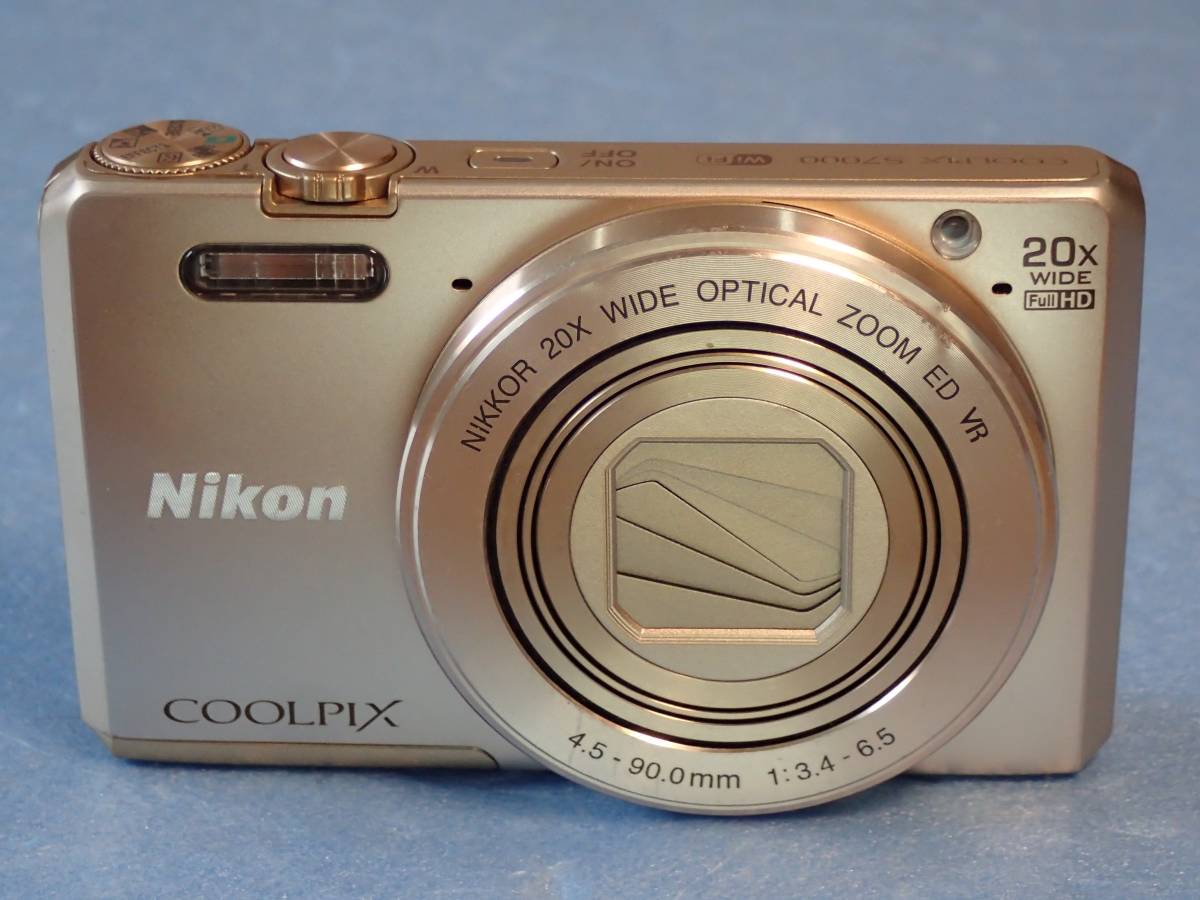 ニコン「 COOLPIX S7000(ゴールド)」 広角25mmからの20倍 ニコン「 COOLPIX S7000(ゴールド)」 広角25mmからの20倍