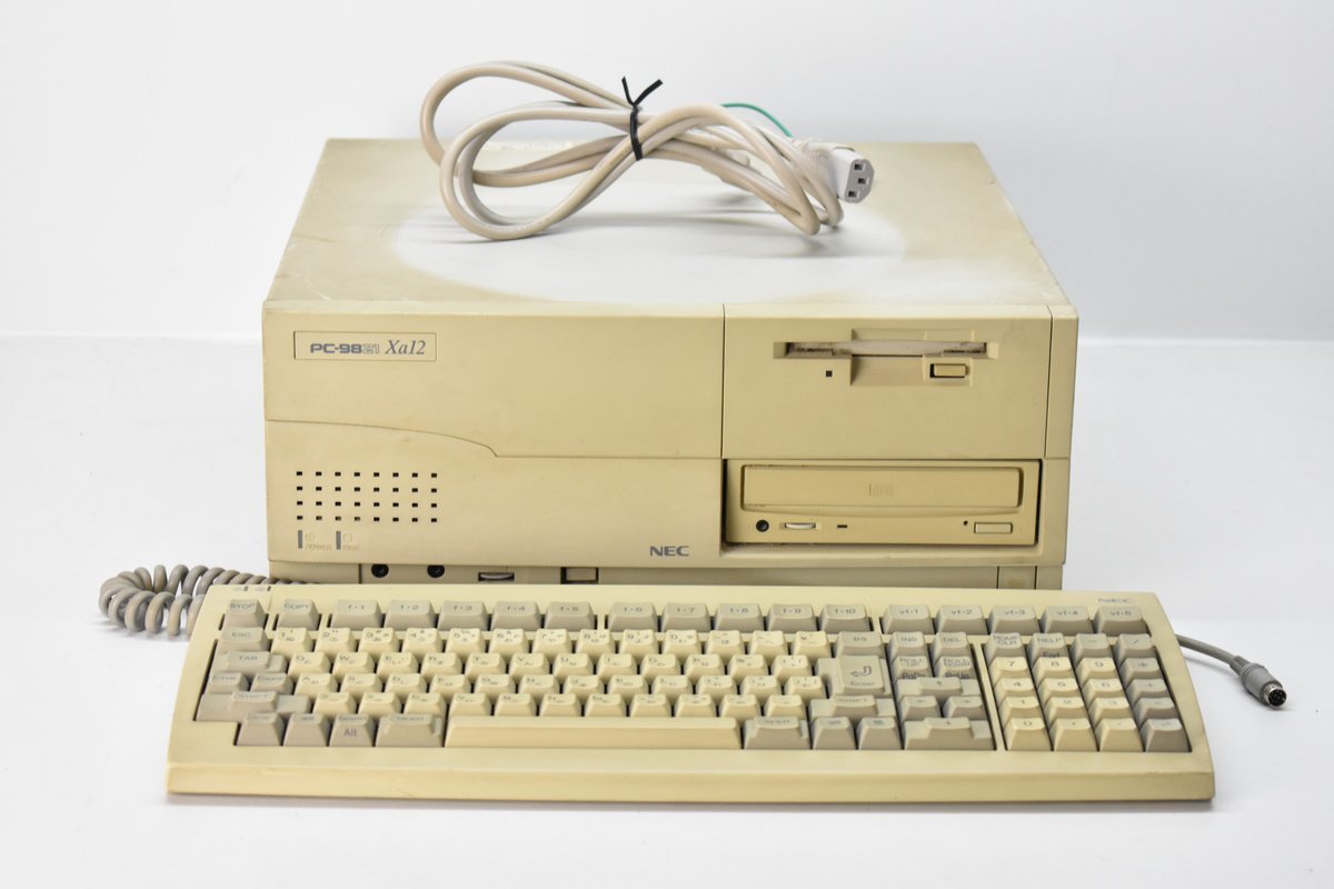 NEC PC-9821 Xa12/K8 パーソナルコンピュータ + 純正キーボード CMP