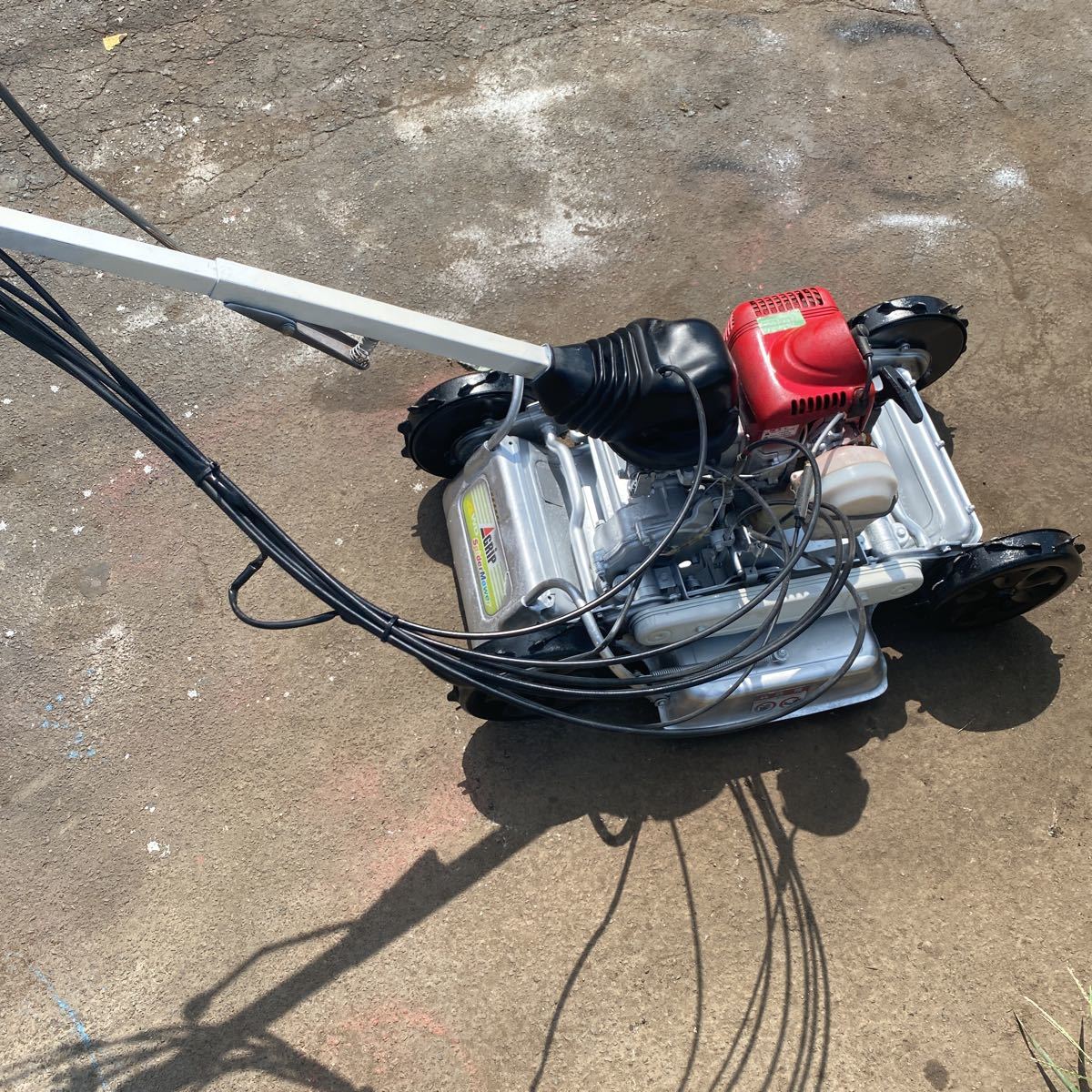 D5910J1】スパイダーモアSP50 自走式草刈機【始動刃回転確認】【西濃発