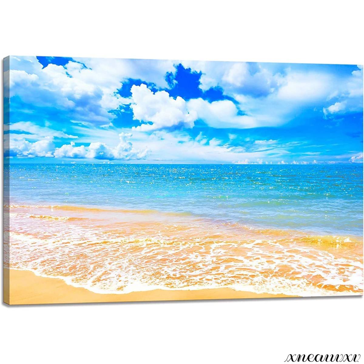 きれいな海と砂浜 アートパネル 自然 風景 インテリア 壁掛け 部屋飾り 