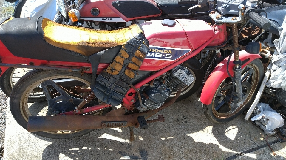 ホンダ：ＭＢ5：初爆確認；部品取り車：ジャンク扱い：引き取り歓迎：浜松市より