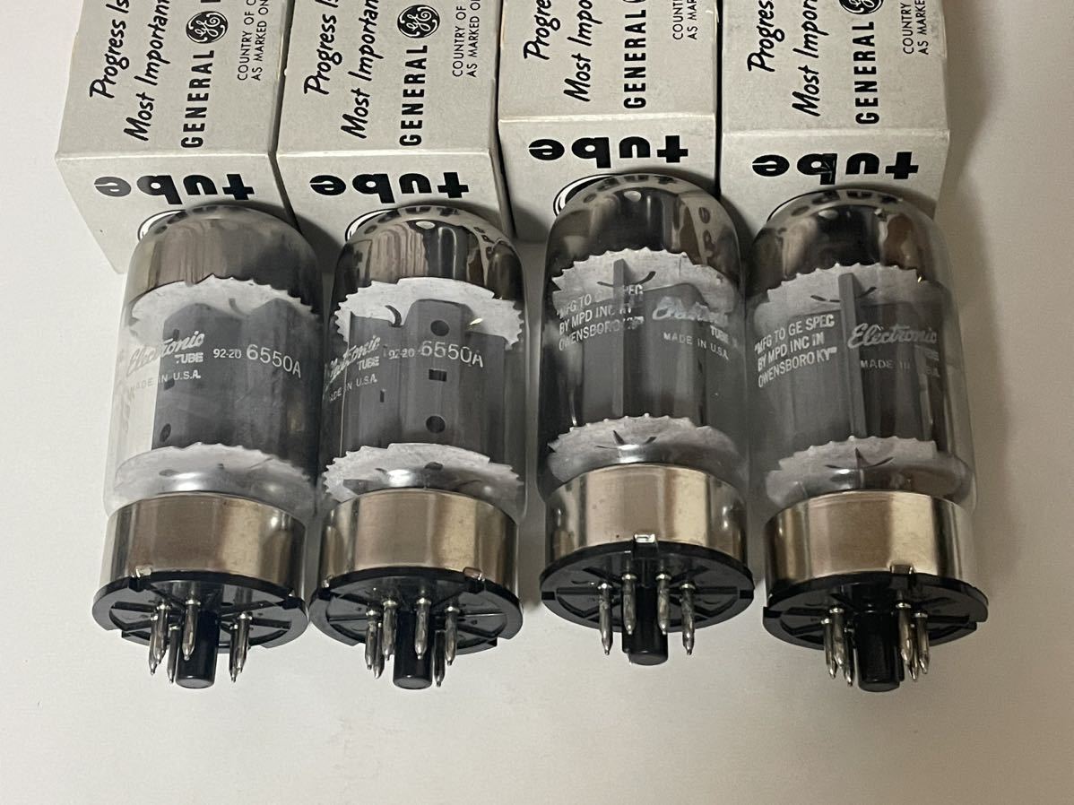 未使用開封品】GENERAL ELECTRIC GE 真空管 6550/X 2本（2） ▽ 5503F