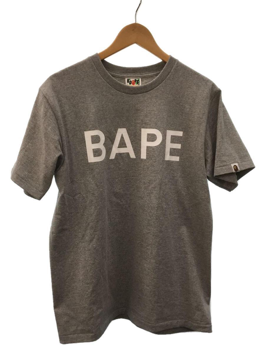 A BATHING APE◆Tシャツ/M/コットン/GRY/001TEJ251010M