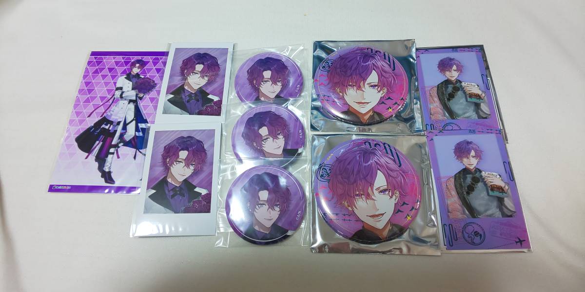 浮奇・ヴィオレタ にじさんじ Noctyx 1st Anniversary 缶バッジ チェキ