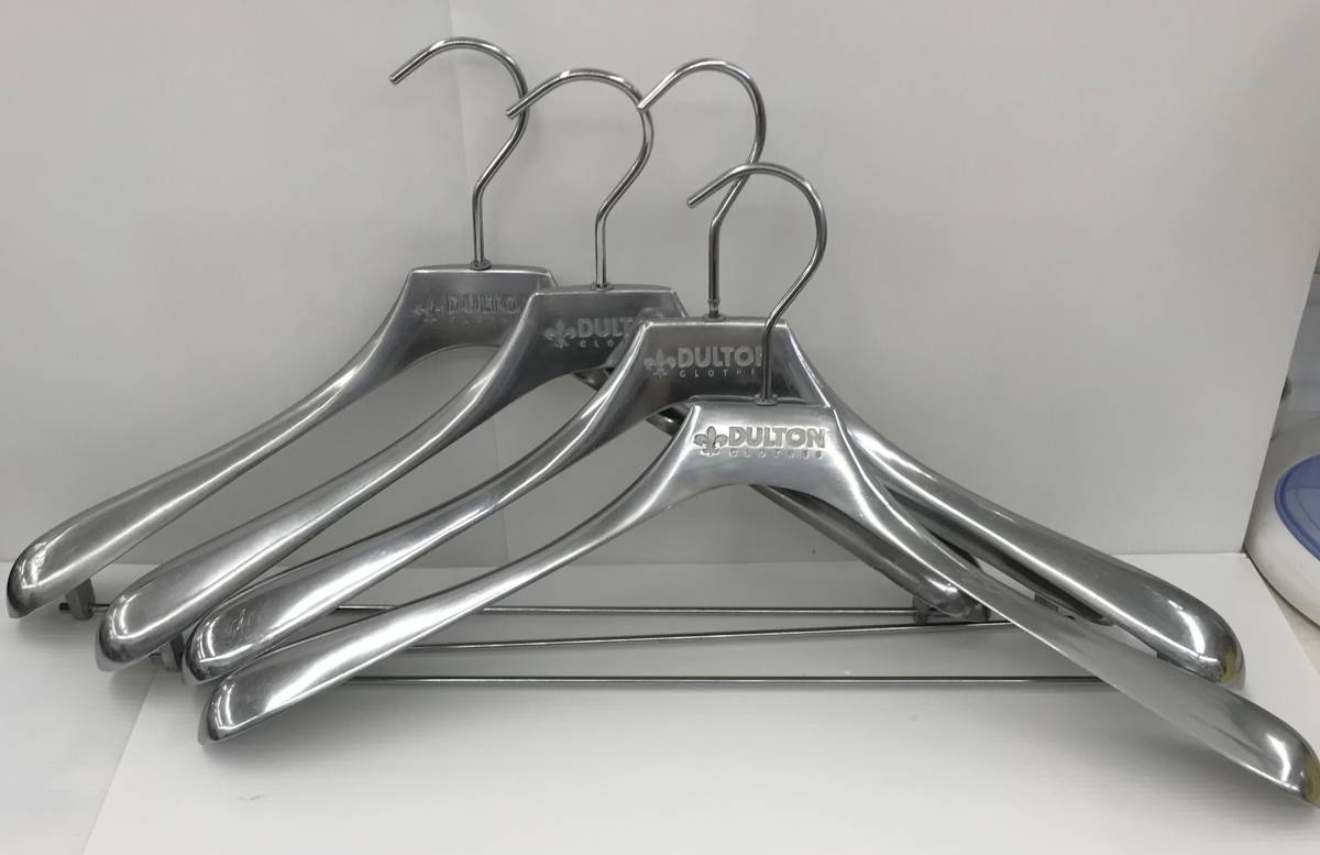 品 DULTON CLOTHES ダルトン メタルハンガー 4本セット アルミニウム 