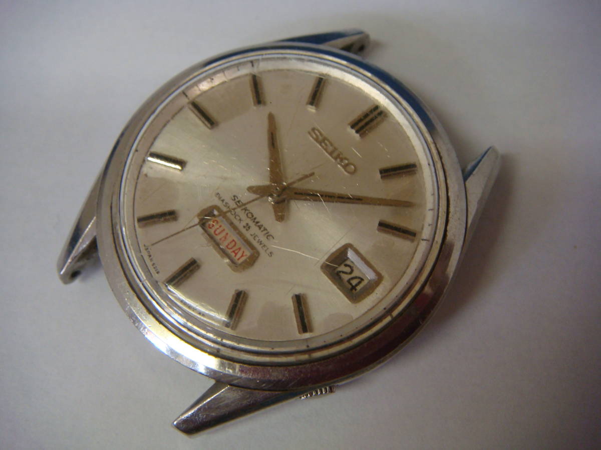 ◇◇399Z【1967年】セイコーマチック35石イルカマーク腕時計（不動品油