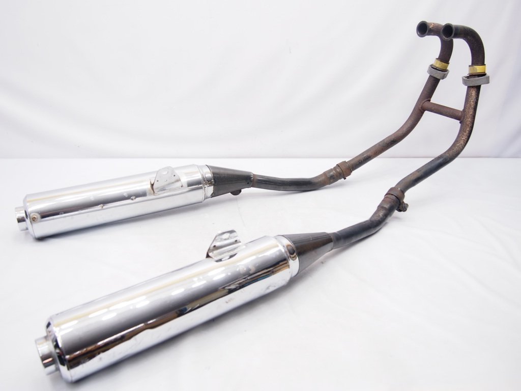 ZZR250純正マフラー.フルエキK247刻印EX250Hフランジ付き.お探しの方に