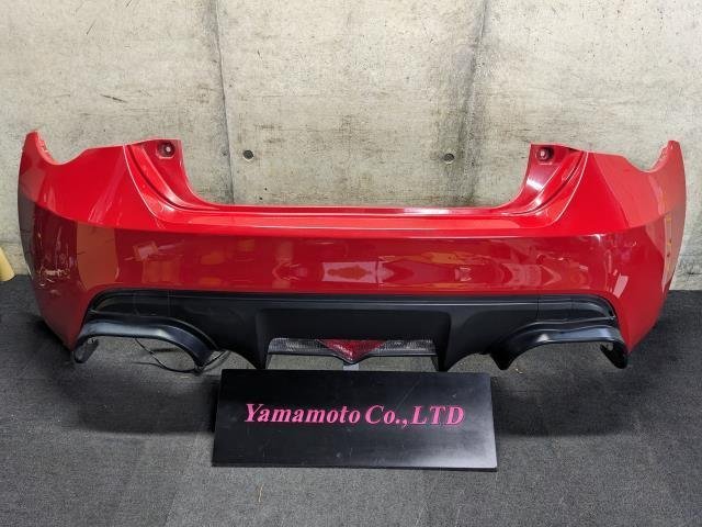 ZN6 86 ライトニングレッド　リアバンパー　前期　C7P D】トヨタ 86 ハチロク ZN6 前期 リアバンパー 赤色/C7P 個人宅発送