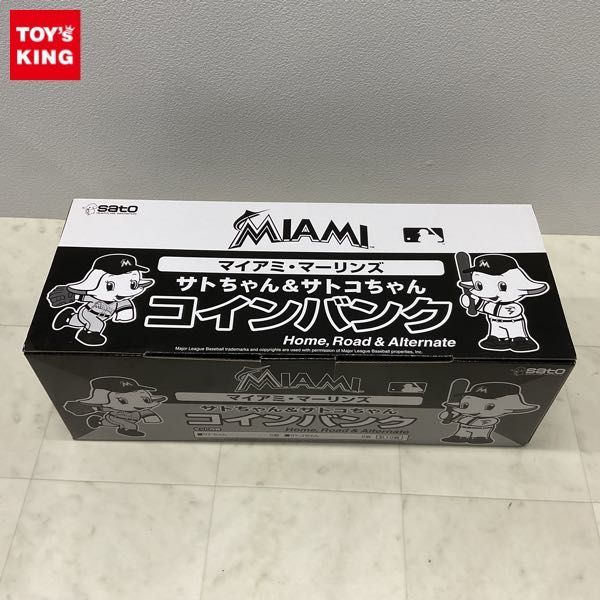 1円〜 佐藤製薬 サトちゃん&サトコちゃん コインバンク マイアミ・マーリンズ