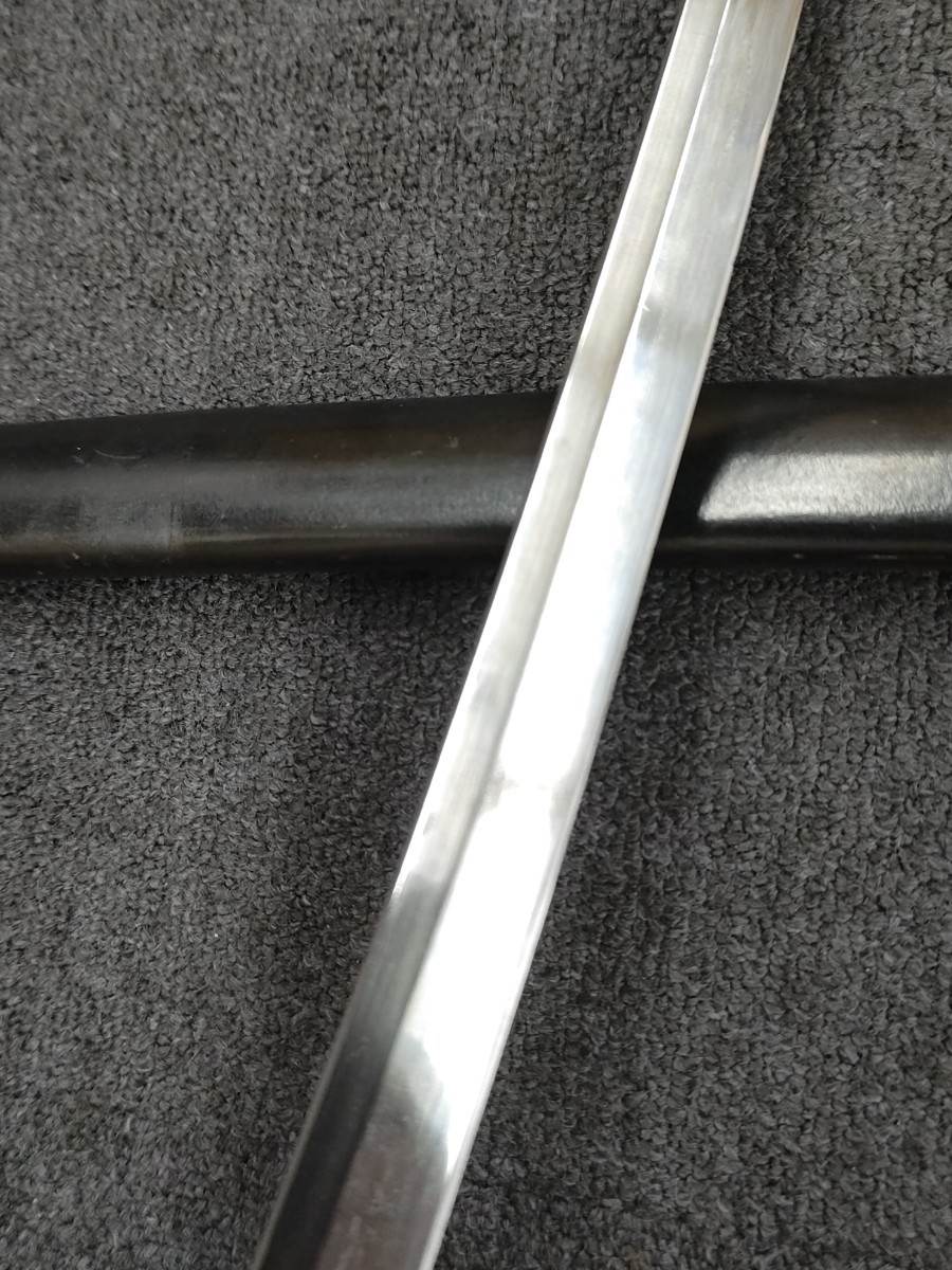 許可証付 真剣 日本刀 脇差 長さ56.4cm 目釘穴1個 全長約83cm zejみ