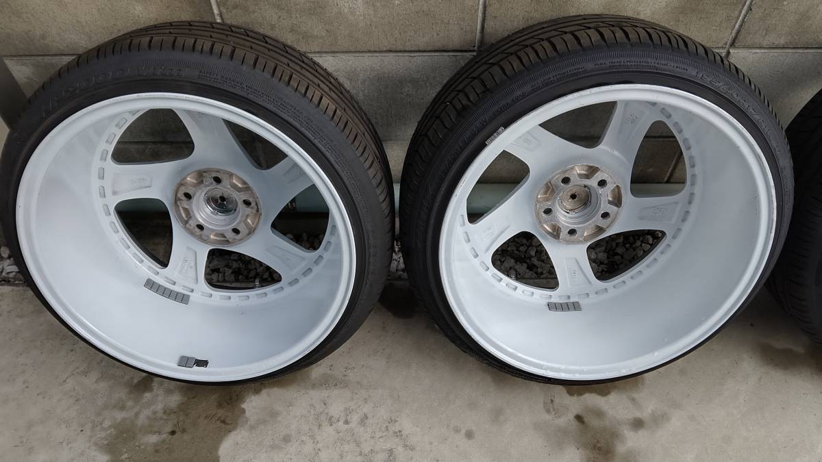 Whistler KR1 17x9J+25 5穴 PCD100 White machined lip USDM 深リム 