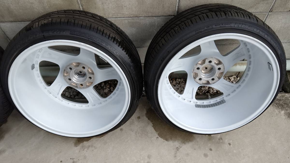 Whistler KR1 17x9J+25 5穴 PCD100 White machined lip USDM 深リム 
