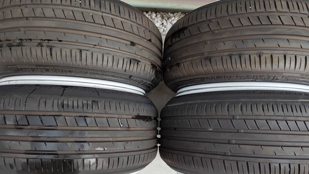 Whistler KR1 17x9J+25 5穴 PCD100 White machined lip USDM 深リム 