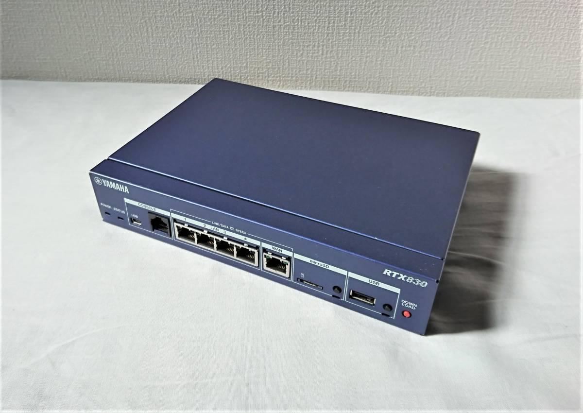 YAMAHA ヤマハ RTX830 VPNルーター F/W最新更新済み | NUK.ES YAMAHA ヤマハ RTX830 VPNルーター F/W最新更新済み | NUK.ES