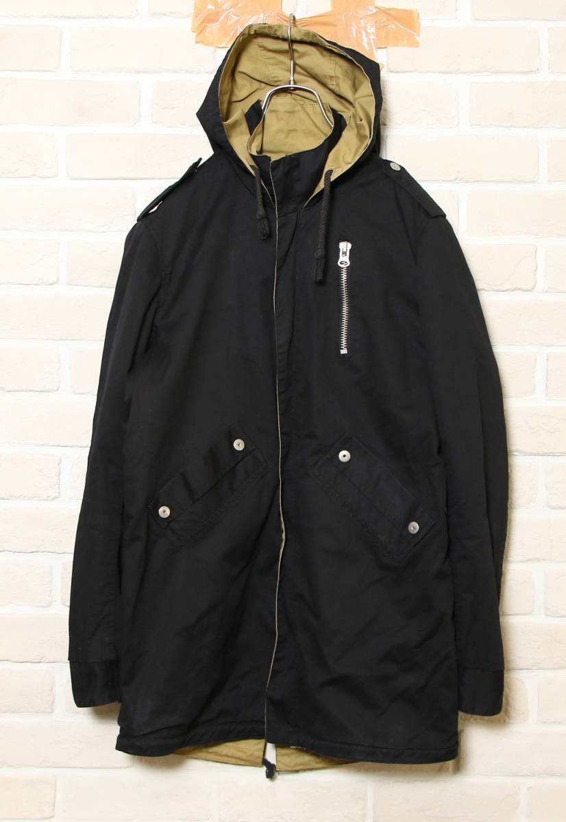 BEAMS(ビームス)メンズ リバーシブルモッズコートM