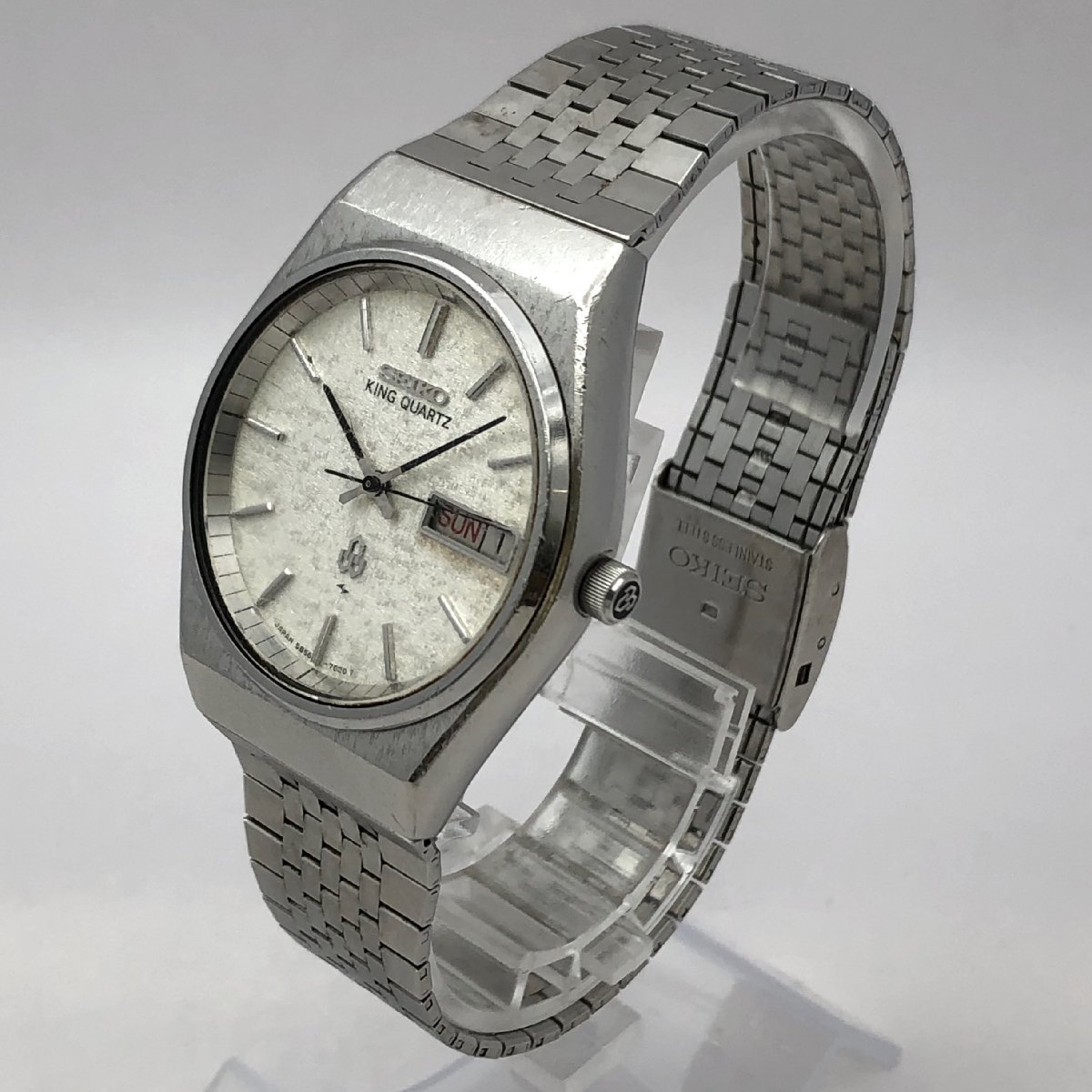 SEIKO キングクォーツ デイデイト 腕時計 ジャンク セイコー SEIKO ジャンク品 KING QUARTZ キング クォーツ 5856-8080