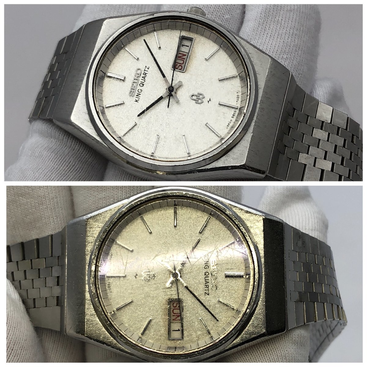 1円～/SEIKO/セイコー/KQ/キングクォーツ/5856-7010/3針/デイデイト 